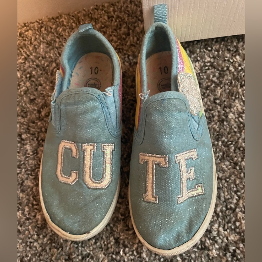 Girls size 10 shoe. By wonder nation